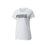 Puma 52251302 Performans Logo Fill Tee Rec Beyaz Kadın T-Shirt