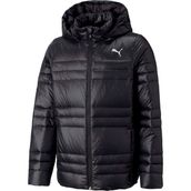 Puma 53194401 Light Goose Siyah Kapüşonlu Kız Çocuk Mont