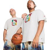 Puma 63067301 Dylan Exhibit IV Beyaz Basketbol Erkek T-Shirt