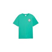 Puma 63439540 Yeşil Sunset Drive Relaxed Tee Erkek Günlük Tişört
