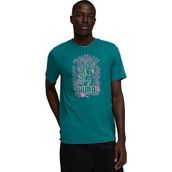 Puma 63444160 Graphic Yeşil Günlük Stil Erkek T-Shirt
