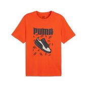 Puma 68320918 Graphics Kırmızı Günlük Stil Erkek T-Shirt