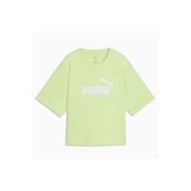 Puma 684972-38 Essentials Kadın Yeşil Tişört