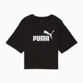 Puma 68497201 Siyah Essentials Cropped Kadın Günlük Stil T-Shirt