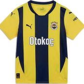 Puma 77536401 Fenerbahçe 2024/25 İç Saha Sarı Çocuk Futbol Forması