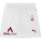 Puma 77967302 Beyaz Galatasaray Deplasman 2024/2025 Çocuk Şortu