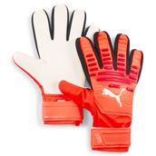PUMA FUTURE Play JR NC Unisex Yetişkin Eldiven, Glowing Red-PUMA Red-Black, 4