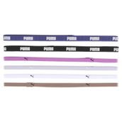PUMA Kadın TR ESS Hairbands Saç Bandı, PUMA Black-Blue Crystal-Wild Berry-Cool Weather-Dark Clove, Tek Beden