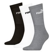 PUMA PUMA ELEMENTS UNISEX CREW SO Erkek/Unisex Çorap, grey/white/black, 35/38