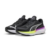 Puma Scend Pro 2 Black-Yellow Alert-Pure Magenta Erkek Unisex Koşu Ayakkabısı