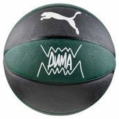PUMA teamJAWS Basketbol Topu, Pepper Green-Puma Black, 7