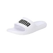 PUMA Unisex Divecat V2 Lite Slide sandalet, Puma Beyaz Puma Siyah, 38 EU