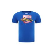 Puma X Hot Wheels Graphic Mavi Kısa Kollu Erkek Çocuk T-shirt