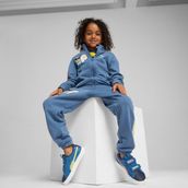 Puma x Playmobil T7 Çocuk Ceketi Erkek Kullanıcılar İçin Geri Dönüştürülmüş Pamukla Üretildi - 1 - 2 Yaş - Mavi