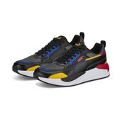 Puma X-Ray 2 Square Trainers Dark Shadow Black Spectra Yellow Limoges High Risk Red Unisex Yetişkin Spor Ayakkabı