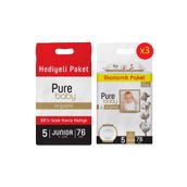 Pure Baby Organic No:5 Junior 228 Adet Bebek Bezi