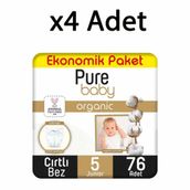 Pure Baby Organic No:5 Junior 304 Adet Bebek Bezi