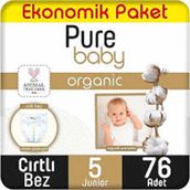 Pure Baby Organic No:5 Junior 76 Adet Bebek Bezi