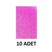 Puti 10 Adet A4 Pembe Simli Eva