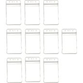 Pvc Yaka Kartlığı Yaka Kartı Kılıfı Kart Koruyucu 7X11 cm - 10 Adet