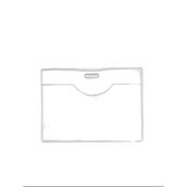 Pvc Yaka Kartlığı Yaka Kartı Kılıfı Kart Koruyucu 9,5x7 cm - 1 Adet