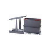 Pyramith P9157 24 lt Antrasit Teleskopik Raylı Çöp Kovası