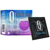 Q Thınk Thın Extra Ince 0.045 mm Prezervatif 3’lü Paket