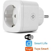 Qasul Smart Plug / Akıllı Priz 16A Akım Korumalı Akıllı Wifi Priz