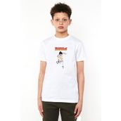 Qivi Tsubasa Baskılı Beyaz Erkek Çocuk T-shirt