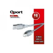 Qport 5 mt 2.0 Yazıcı Usb Kablo