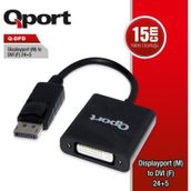 Qport Q-DPD 0.15 m Beyaz Görüntü Adaptörü