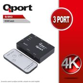 Qport Q-SH3 3 Port HDMI Switch