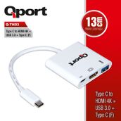 Qport Q-TH03 Type-c To HDMI Çevirici