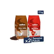 Qualita Rossa, Crema E Aroma Çekirdek Kahve 1 Kg | 2'Li Tanışma Paketi