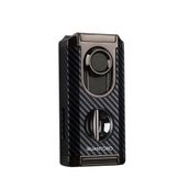 Quantoro MGM05-67 Kesicili Üçlü Jet Alev Carbon Çakmak