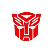 Quart Aksesuar 10 x 11 cm Transformers Sticker Oto Sticker Araba Cam Sticker Kırmızı