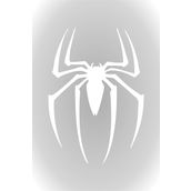 Quart Aksesuar 25 x 18 cm Örümcek Spider Oto Sticker Cam Sticker Beyaz