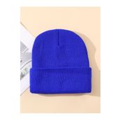 QUATEX Lacivert Unisex Katlamalı Triko Düz Bere