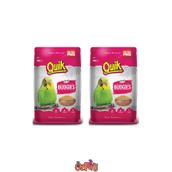 Quik Muhabbet Kuşu 12 Adet 400-100 gr Kuş Yemi