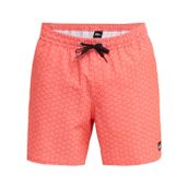 Quiksilver Deniz Şortu Stretch Printed Volley 16", L, EQYJV04217, Hot Coral, Erkek