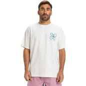 Quiksilver EQYZT08032-WBK0 HW Outside Inside Beyaz Günlük Stil Erkek T-shirt