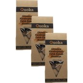 QUOKA Glutensiz Şekersiz Karabuğday Unundan Fıstık Ezmeli Kurabiye 3 Paket x 80GR - 240 gr