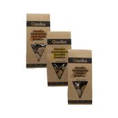 QUOKA Glutensiz Şekersiz Karabuğday Unundan Tahinli Zencefilli Fıstık Ezmeli Kurabiye 3 Paket x 80GR - 240 gr