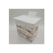 Qutu 5 lt Trash Bin Marble Mutfak Çöp Kovası