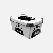 Qutu Style Meow Cat 5 lt Saklama Kutusu