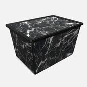 Qutu Trend Black Marble 50 lt Box