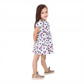 Quzucuk Kids Kız Çocuk Figürlü Gri Elbise