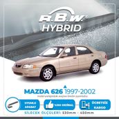 R.B.W Mazda 626 Ön 1997-2002 Hibrit Silecek Takımı
