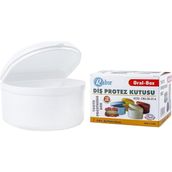 Rabır 10 Adet Diş Protez Kutusu Protez Diş Saklama Kabı Protez Diş Saklama Kutusu