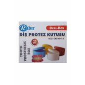 Rabır 5 Adet Diş Protez Kutusu Protez Diş Saklama Kabı Protez Diş Saklama Kutusu